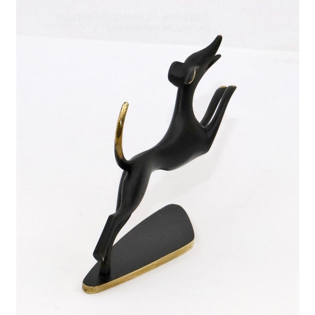 Hagenau Hunting Dog in Brass, 1920s For Sale - Image 4 of 10