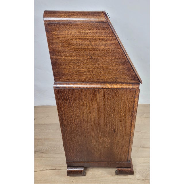 Vintage Oak Desk, 1960s For Sale - Image 15 of 18