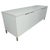 Modern Modern White Lacquered Credenza With Chrome Pulls For Sale - Image 3 of 10