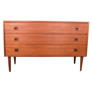 Small Danish Teak Sideboard, 1960s For Sale