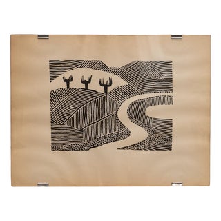 Concha Ibáñez, Castilla Landscape, 1970s, Oil on Canvas, Framed For Sale