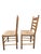 Vintage French Country Rush Seat Ladder Back Dining Chairs – Set of 4 For Sale - Image 9 of 11