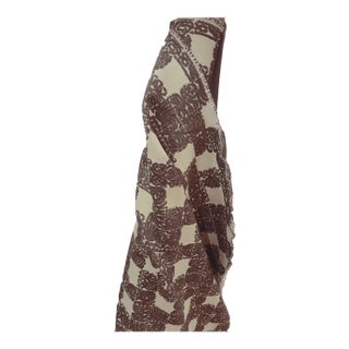 Designtex Valanka Fabric in Charcoal With Sage - 5-7/8 Yards For Sale