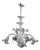 Mid-Century Murano Glass 5-Light Chandelier For Sale