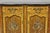 Contemporary French Country Style Marble Top Painted Server Console Cabinet For Sale - Image 4 of 15
