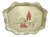 Casafina Chinoiserie Asian Motif Toleware Metal Tray For Sale