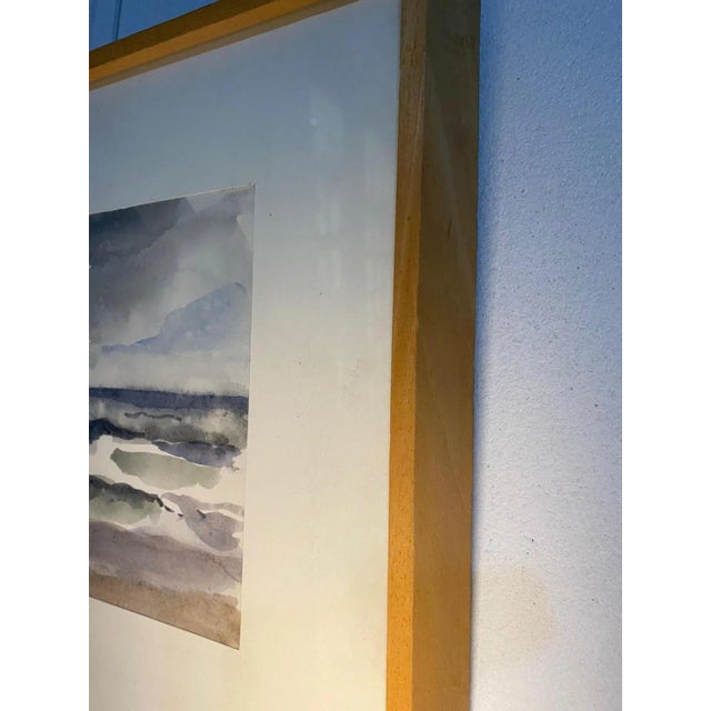 1970s Edouard Arthur, Bretagne II, Watercolor, 1977 For Sale - Image 5 of 8