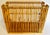 Large Mid Century Chinoiserie Natural Bamboo Basket For Sale - Image 10 of 12