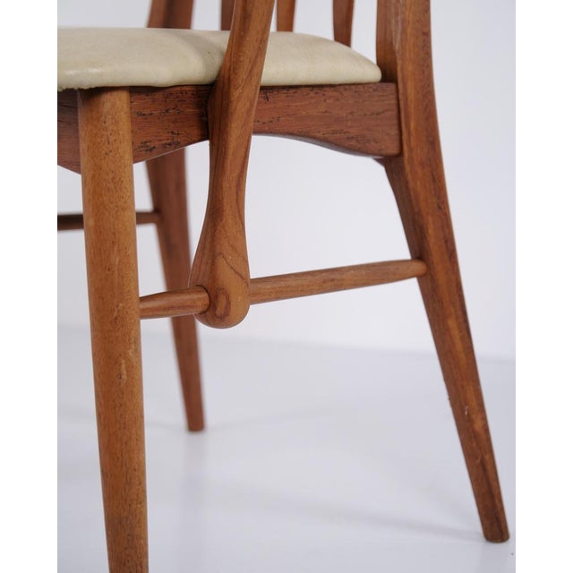 Eva Dining Chairs with Armchairs by Niels Koefoed, 1960s, Set of 8 For Sale - Image 13 of 15