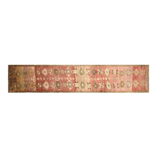 1960s Turkish Oushak Runner For Sale