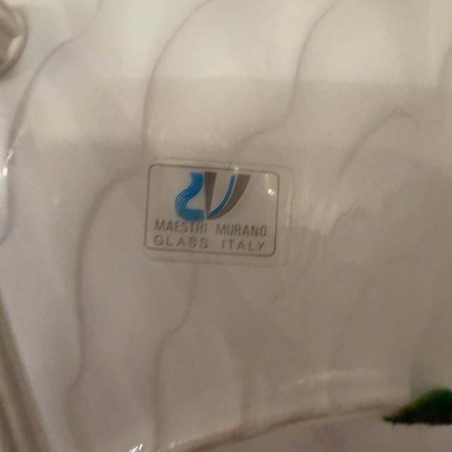 Murano Murano Hand-Blown Glass Dragon Egg Lamp – 15” Tall For Sale - Image 4 of 7