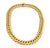 Contemporary Mayor's 18k Yellow Gold Beveled Curb Link Necklace For Sale - Image 3 of 4
