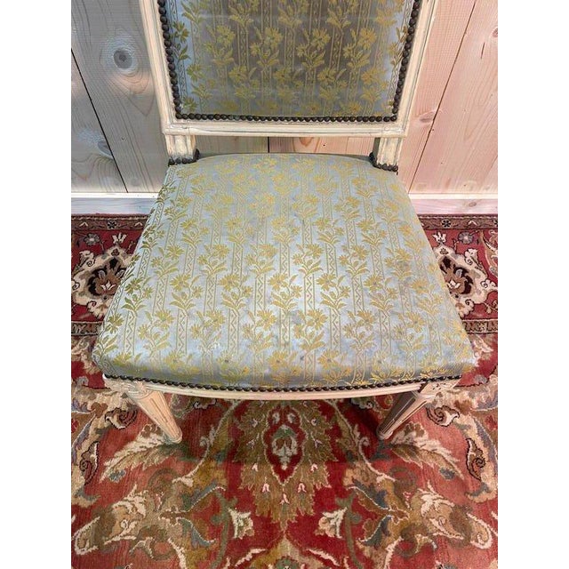 Louis XVI Chairs in Beige, Set of 6 For Sale - Image 6 of 10