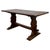 Wood Antique English Georgian Refectory-Style Dining Table in Oak, 1700s For Sale - Image 7 of 7
