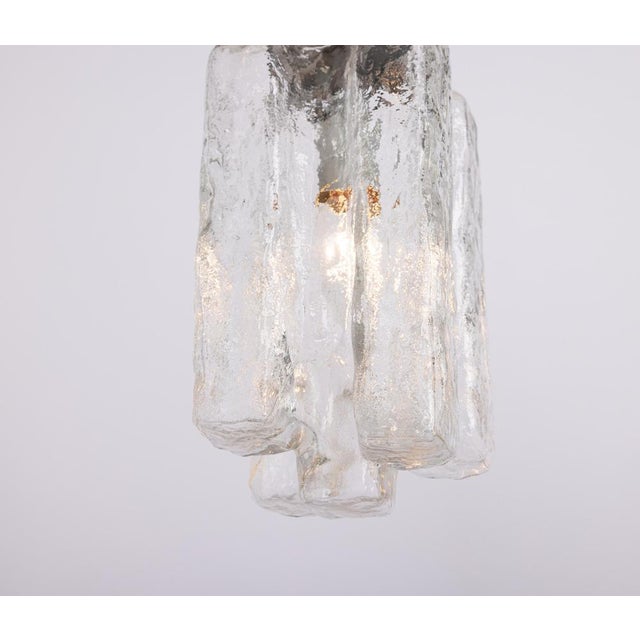 1 of 9 rare and striking petite pendant lights made by kalmar, model granada , produced in the 1970s. This impressive...