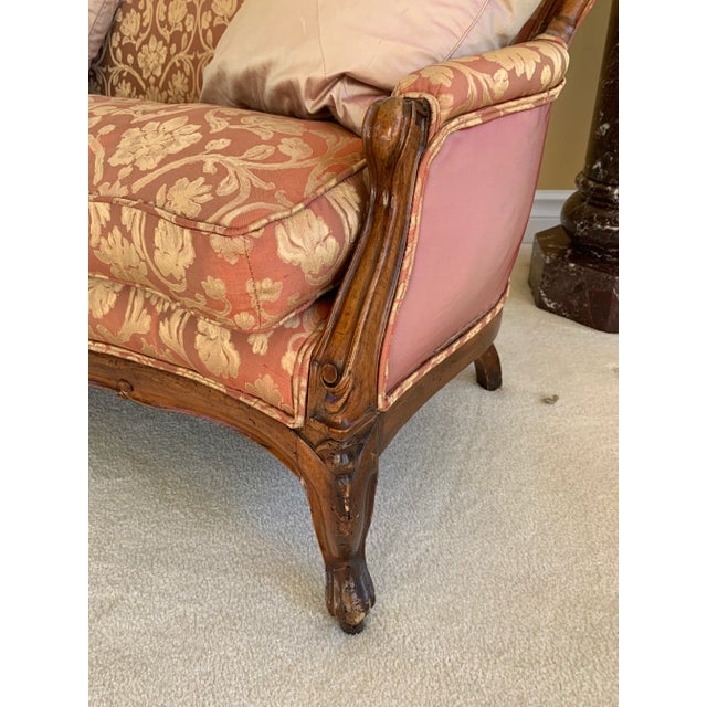 Wood Mid 18th Century Italian Settee For Sale - Image 7 of 10