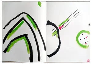 Pierre Tal-Coat, Abstraction 3 Diptych for DLM, 1965, Lithograph
