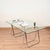 Minimalist and elegant pair of Italian Mid-Century trestles entirely crafted in chromed steel. This stylish set was...