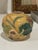 Antique Chinese Mustard Glazed Pottery Lotus & Crane Relief Vase / Ginger Jar For Sale In Little Rock - Image 6 of 16