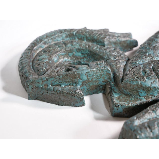 1960s Mid-Century Bronze Horse Wall Figurine, 1960s For Sale - Image 5 of 9