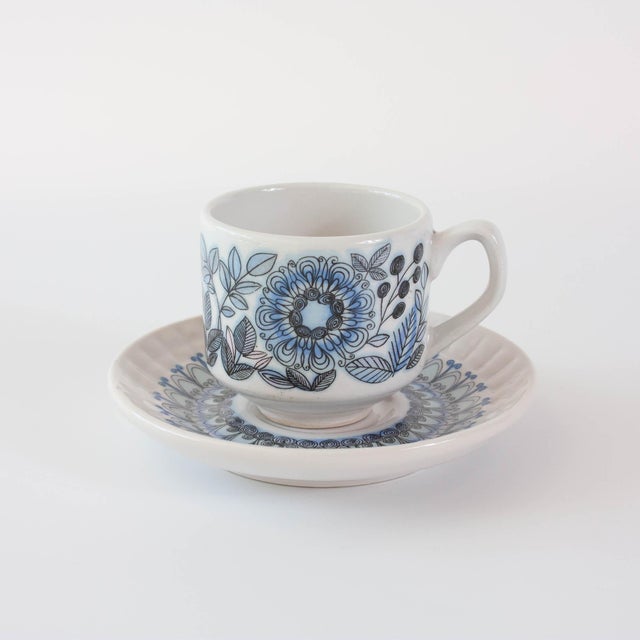 Ceramic Vintage Tea Set from Raul da Bernarda, Alcobaça, Portugal, 1970s, Set of 9 For Sale - Image 7 of 18