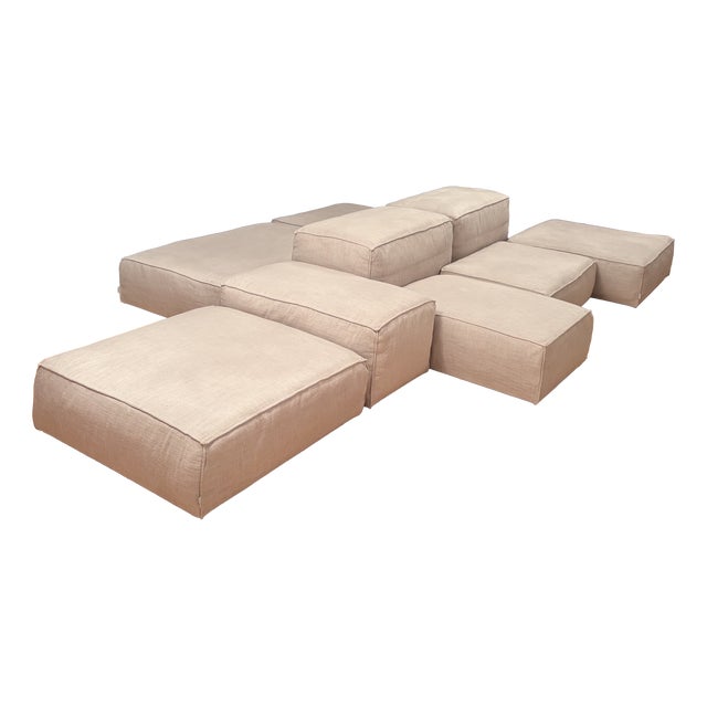 Modular Sofa by Piero Lissoni for Living Divani, Italy, 2010s, Set of 14 For Sale