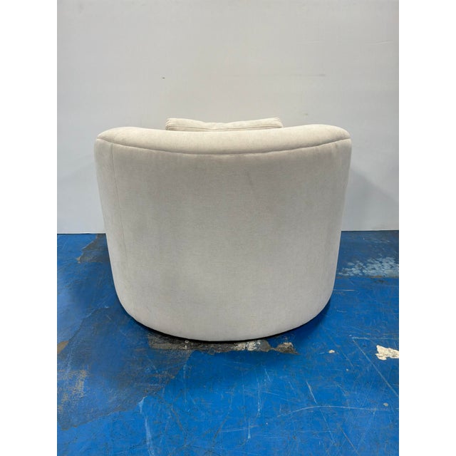 Caracole Large Modern Channeled Chair For Sale In Atlanta - Image 6 of 9
