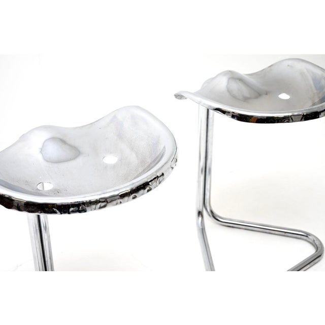 Vintage Tractor Stools by Rodney Kinsman for OMK, 1960s, Set of 2 For Sale - Image 9 of 11
