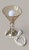 Metal Modernist Lamp in Glass and Metal attributed to Jacques Adnet, 1950s For Sale - Image 7 of 17