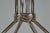 Ollier & Hanots French Art Deco Chandelier 1920s - Frosted Glass & Nickeled Bronze For Sale - Image 10 of 14