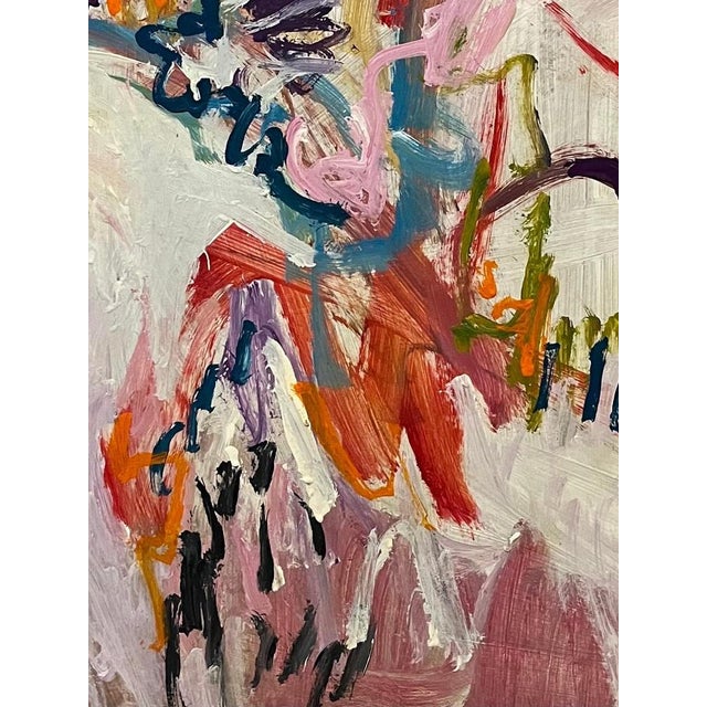 Jean Krille, Landscape 140, Oil on Masonite For Sale - Image 7 of 13