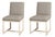 Modern Charter Beige Side Chairs - a Pair For Sale - Image 4 of 4