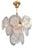 Murano Glass Disc Chandelier, Italy, 1970 For Sale