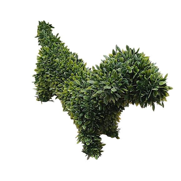 Garden Dog Topiary Dog 18" DACHSHUND Faux Realistic Boxwood Decor Indoor Outdoor GrandinRoad Topiary Dog Indoor / Outdoor...
