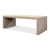 Rustic Stacked-Plank Waterfall Coffee Table in Stone Grey For Sale - Image 4 of 9