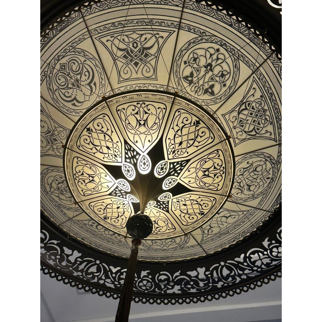 Fortuny Scheherazade 2-Tier Silk Chandelier – Venezia, Italy – Handcrafted Designer Lighting For Sale - Image 9 of 15