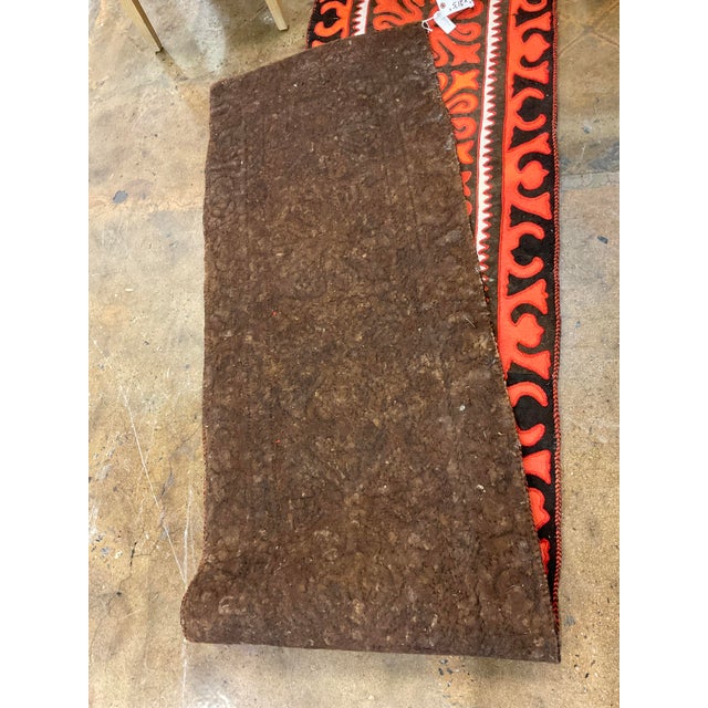 Vintage Shyrdak Felt Runner 2'4" X 21'5" For Sale - Image 17 of 17