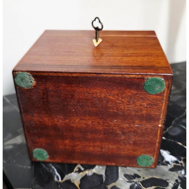 Mid 19th Century Rosewood Georgian Tea Caddy (Circa 1860) For Sale - Image 5 of 6