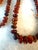 Contemporary Vintage Baltic, Amber, and Nodded Beaded Necklace For Sale - Image 3 of 3