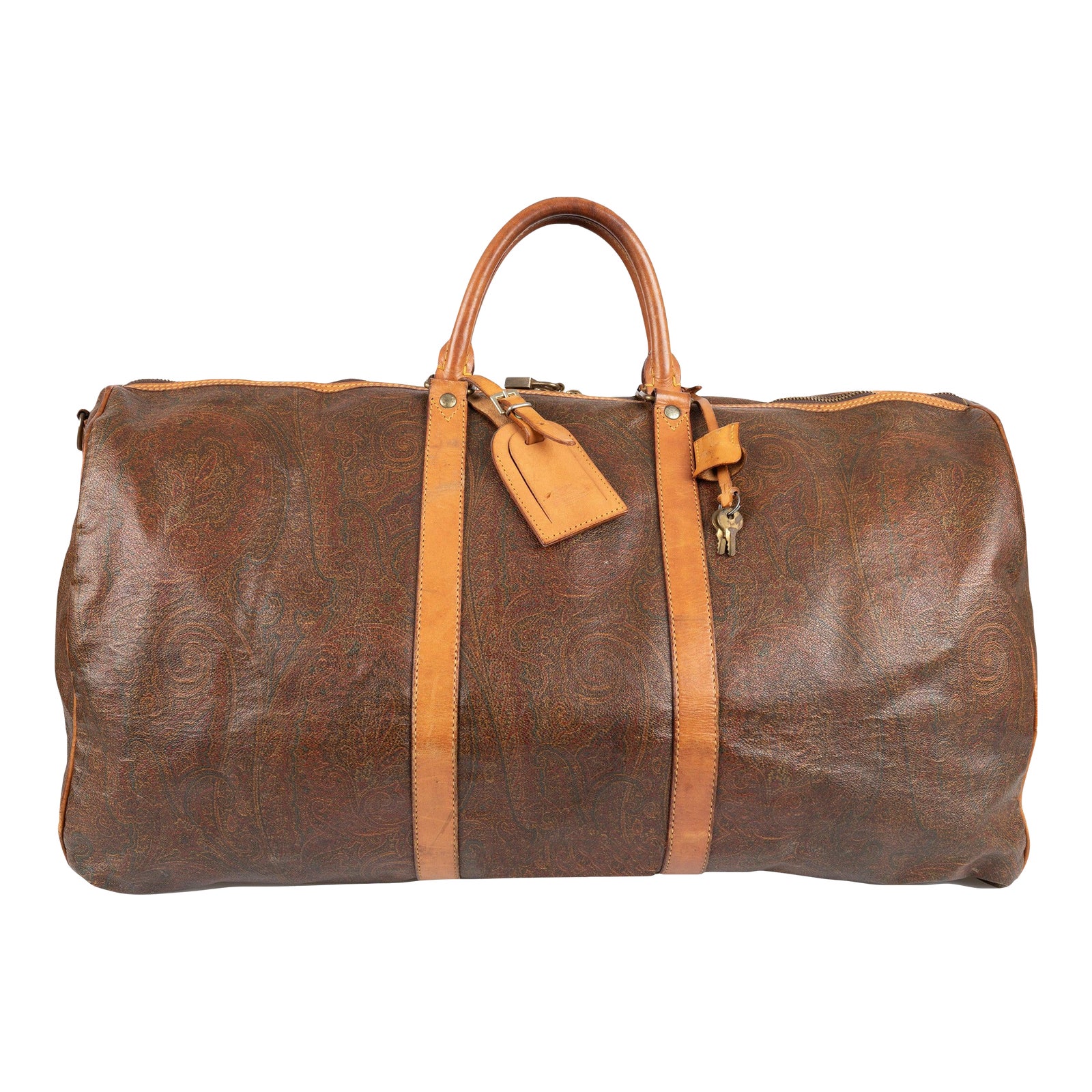 Etro Etro Paisley Printed Travel Bag With Lock Chairish