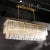 Contemporary Modernist Two-Tier Transparent Triedre Murano Camer Glass Rectangular Chandelier For Sale - Image 9 of 13