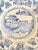 Chinoiserie Vintage Hand-Painted Blue and White Chinoiserie Ruffle Bowl With Island Pagoda Scene. For Sale - Image 3 of 10