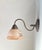 Danish Functionalist Wall Sconce in Brass & Salmon Marble Glass, 1940s For Sale - Image 9 of 9