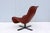 Antonio Citterio for B&b Italia Patinated Cognac Leather Mart Swivel Armchair For Sale - Image 13 of 18