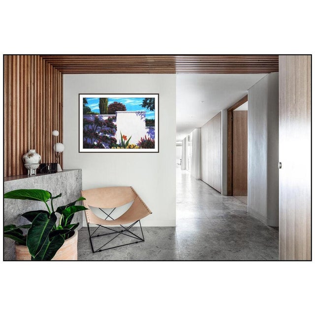 Message us to inquire about custom framing options! (Included for free with every purchase) The artwork here, "Vineyard...