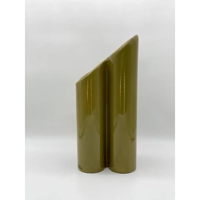 1970s Green Quadrifoglio Vase by Pierre Cardin, Italy, 1970s For Sale - Image 5 of 10