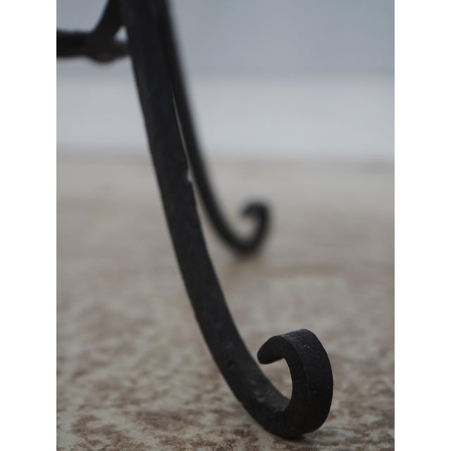 Copper Wrought Iron Base 19th Century Copper Basin Stand For Sale - Image 8 of 11