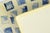 1980s Dansk Italy Ceramic Glazed Blue Checkered Rectangular Serving Platter For Sale - Image 14 of 16