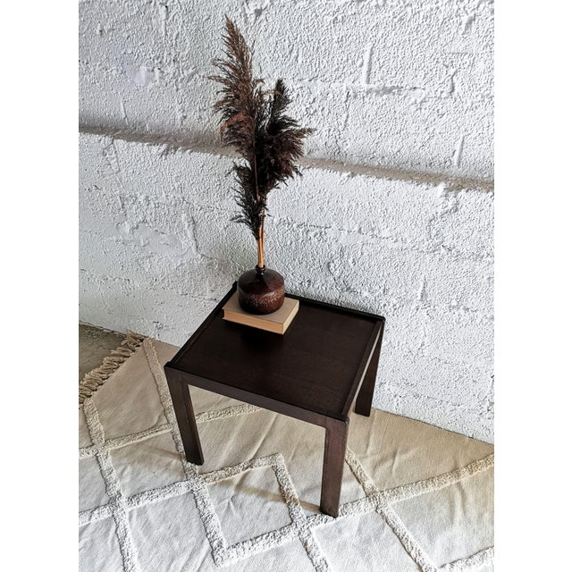 Brown Vintage Space Age Side Table from Winkler Möbel, 1970s For Sale - Image 8 of 9