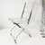 Silver Vintage Folding Chairs from Maison & Jardin, 1970s, Set of 4 For Sale - Image 8 of 18